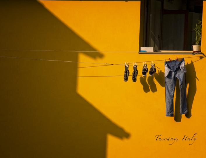 Laundry Day-Tuscany, Italy